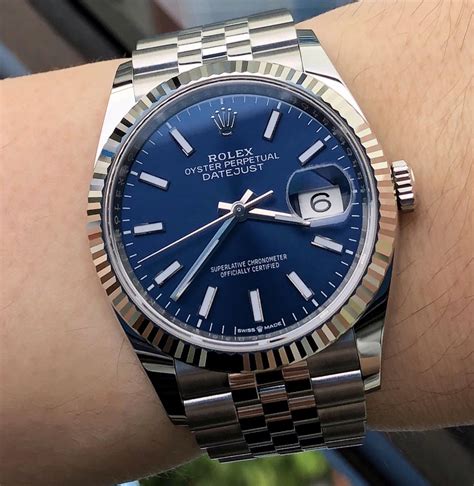 rolex datejust 36mm quadrante blu|brand new rolex datejust 36mm.